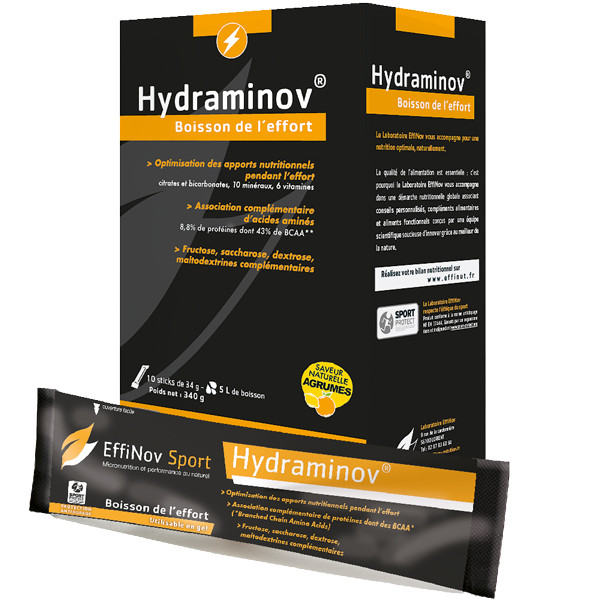 HYDRAMINOV&reg; - Agrumes 10 Sticks